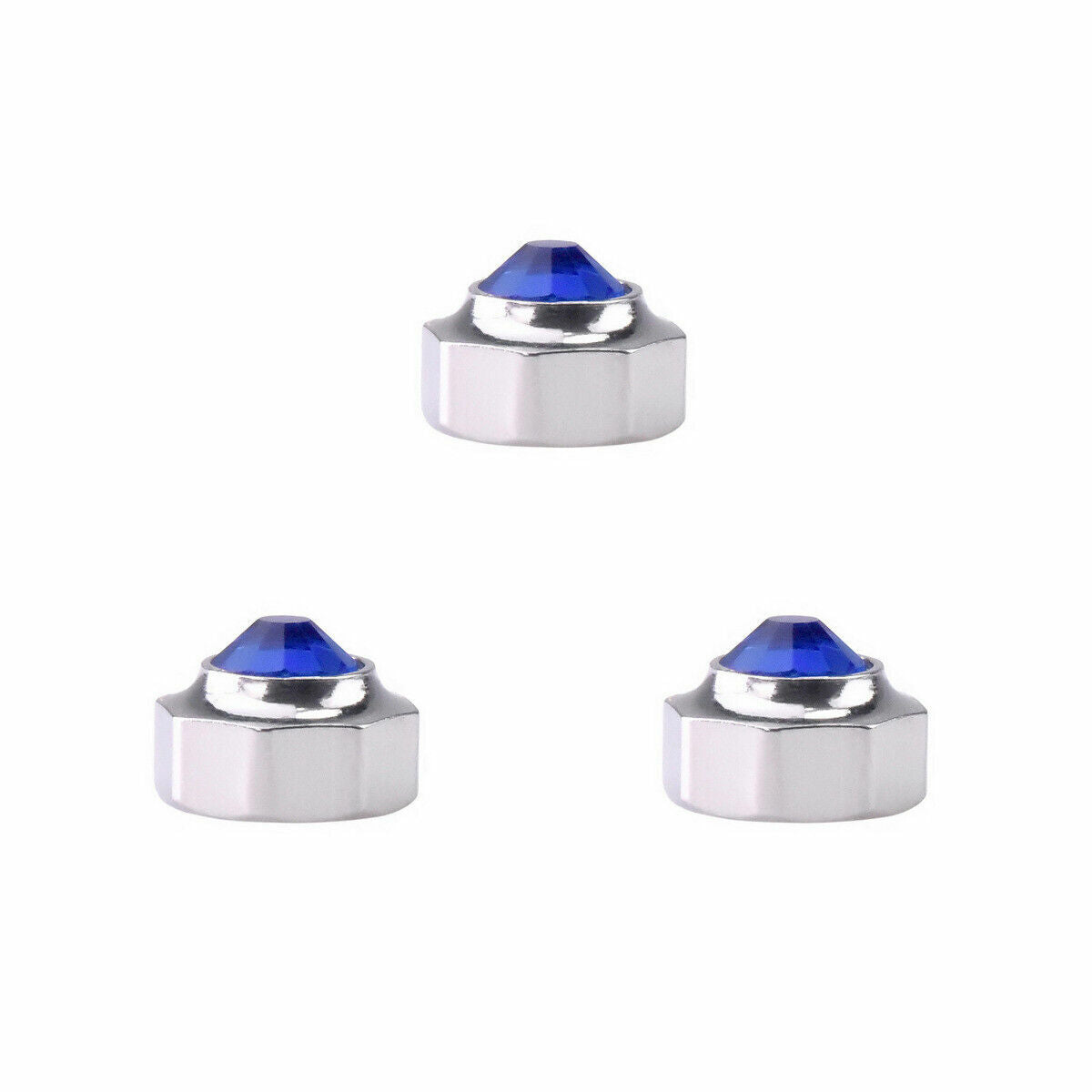 3 WATCH CROWN FOR 24MM-28MM CARTIER SANTOS 4.25MM GALBEE TANK FRANCAISE STEEL