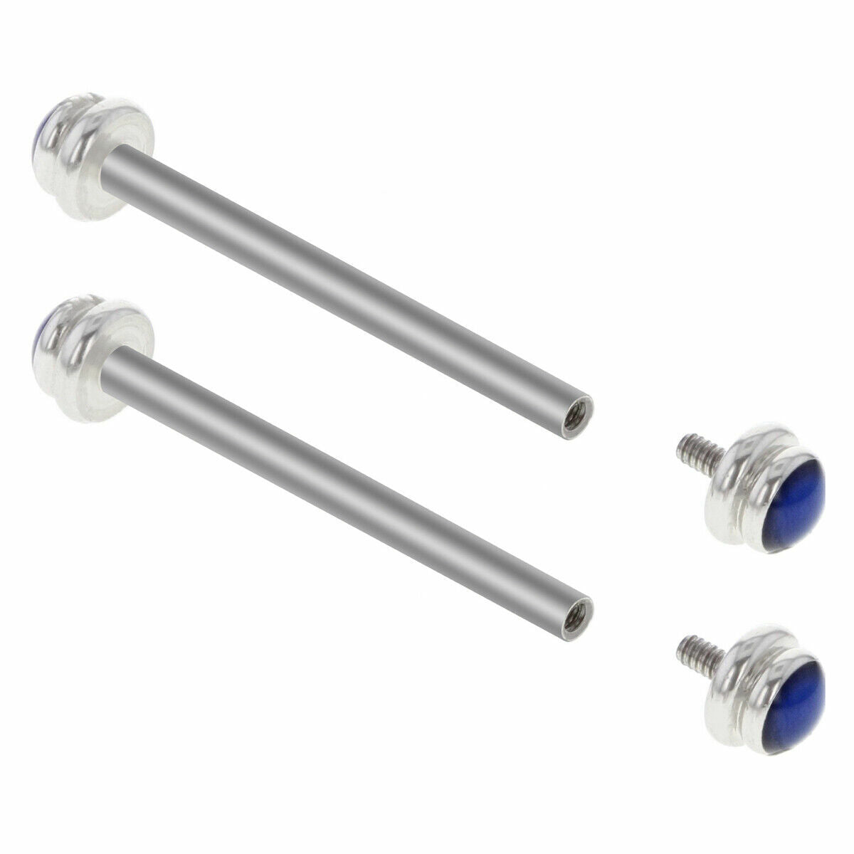 FOR CARTIER PASHA SCREWS TUBES PIN BLUE STONE WATCH STRAP BAND BRACELET 22MM LUG