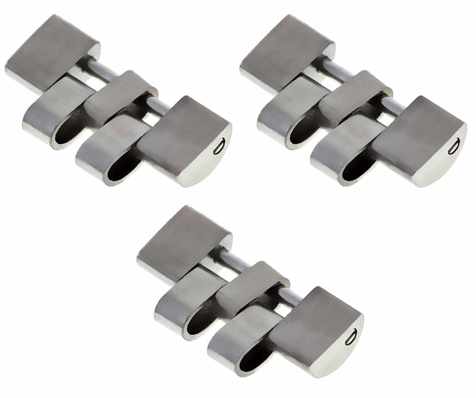 3 LINKS FOR JUBILEE WATCH BAND 34MM ROLEX DATE AIRKING WATCH WITH 19MM STEEL LUG