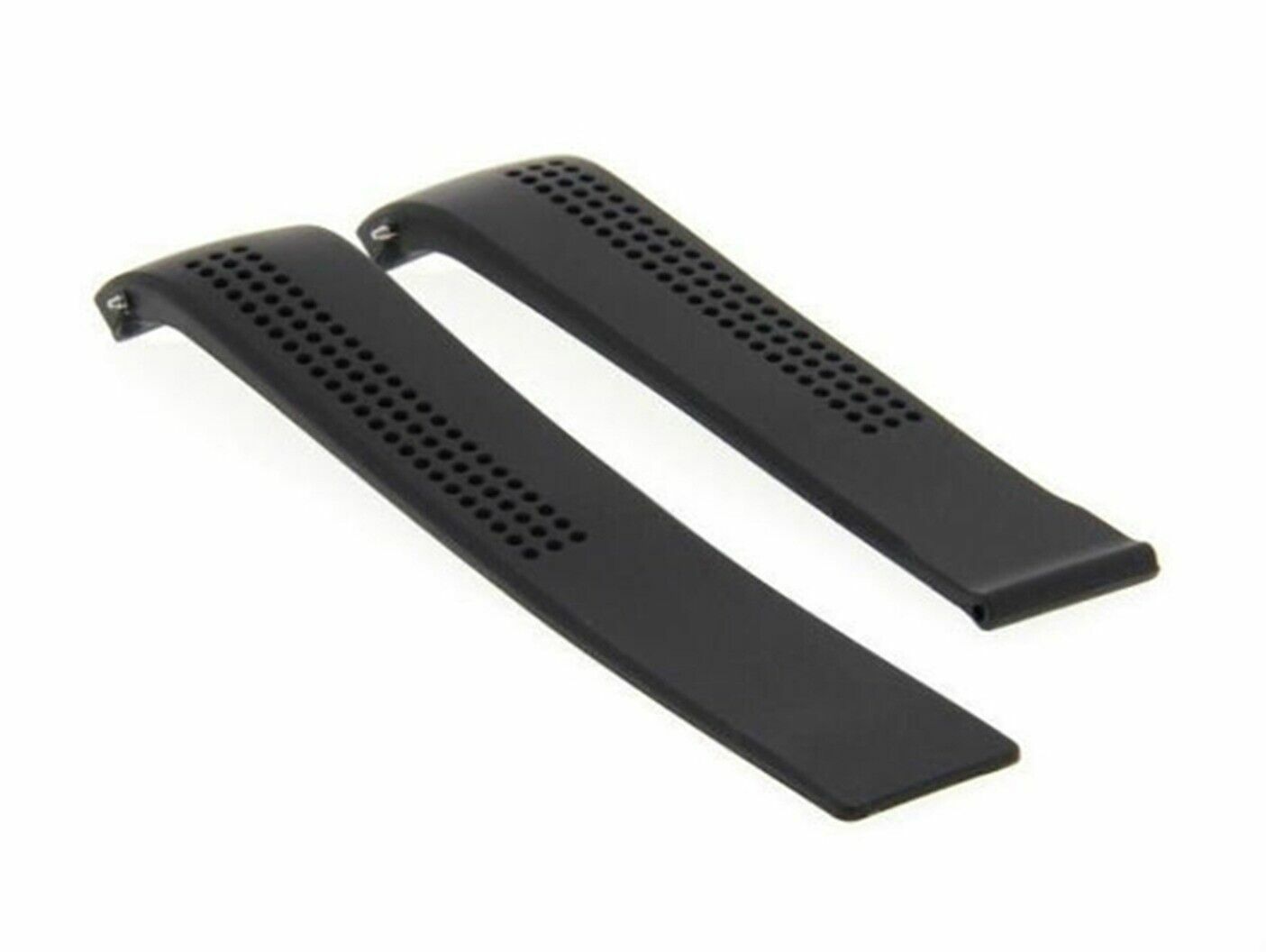 20MM RUBBER WATCH BAND STRAP FOR TAG HEUER 2000 WK1110-1 WATCH MODEL BLACK