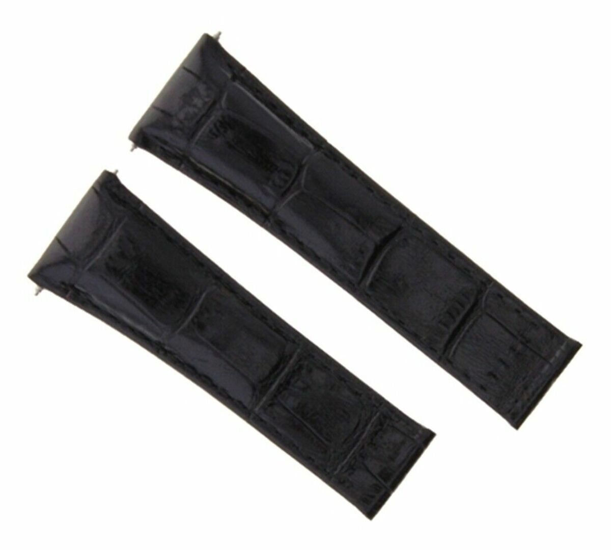 20MM LEATHER STRAP BAND ITALIAN FOR ROLEX DAYTONA 116518 116519 16520 BLACK LONG