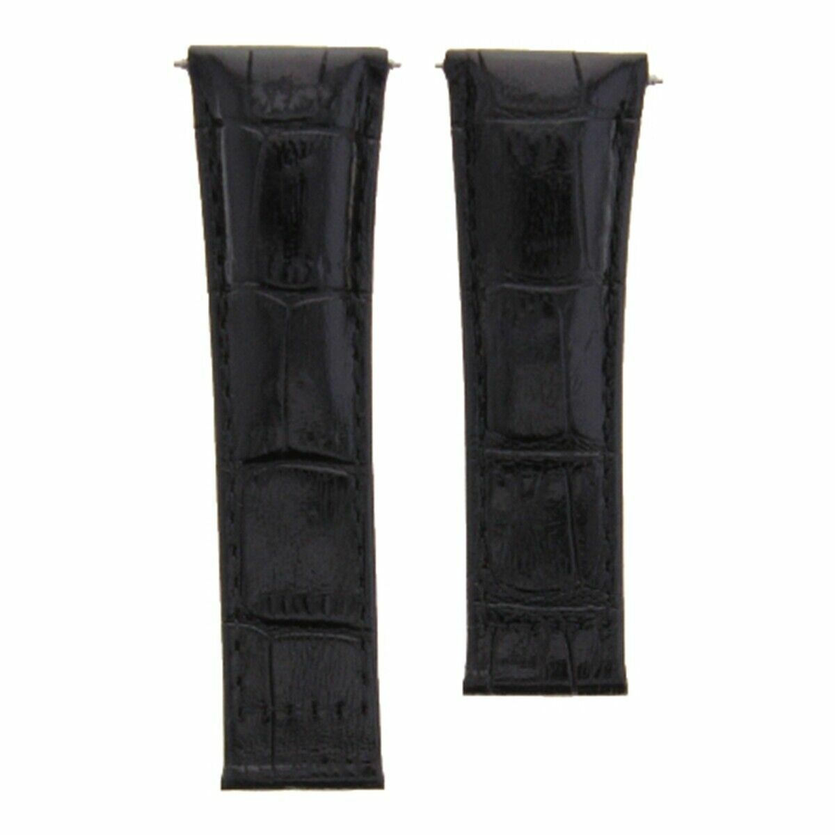 20MM LEATHER STRAP BAND FOR ROLEX DAYTONA 16518 116519 116520 BLACK REGULAR