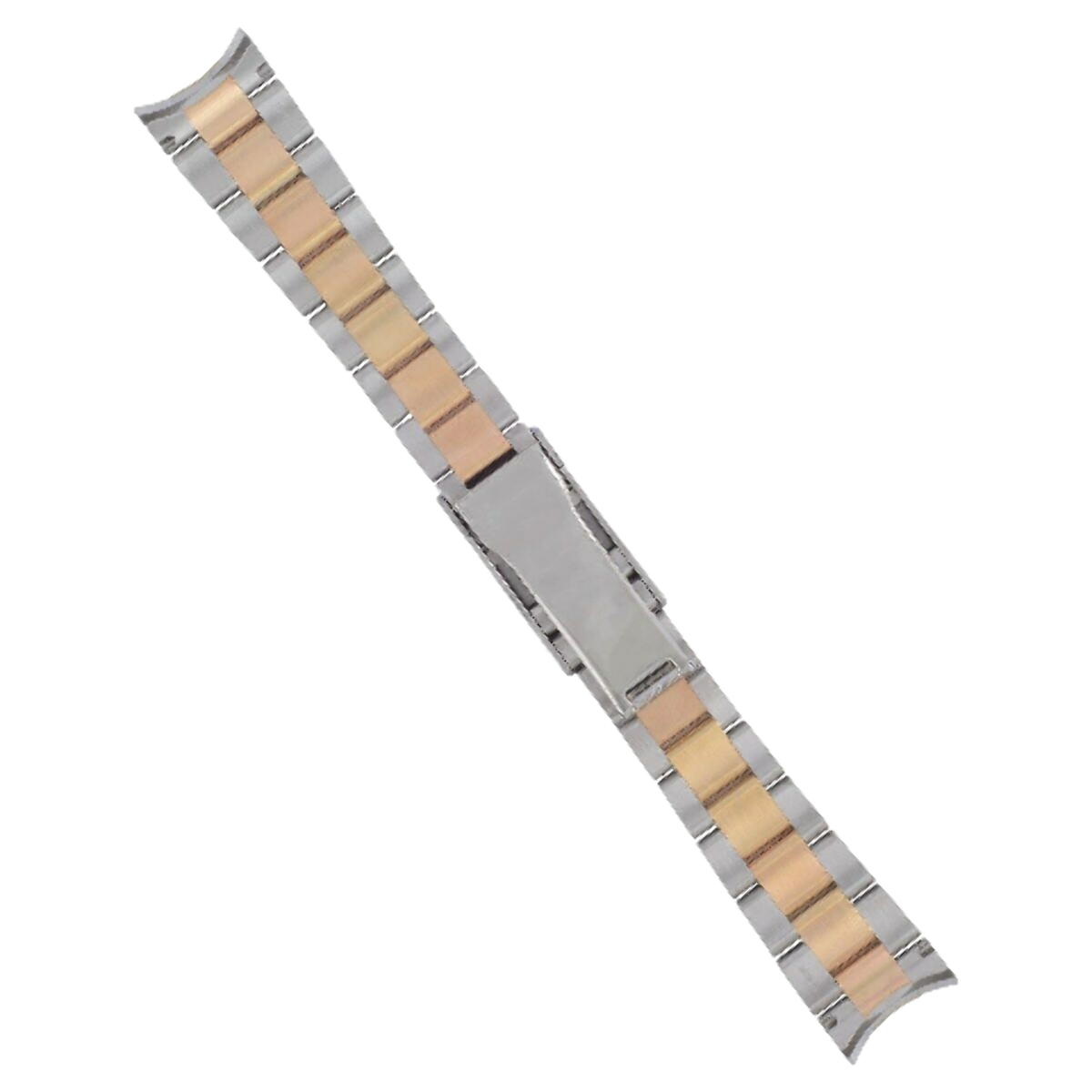 20MM 14K GOLD TWO TONE OYSTER WATCH BAND FOR ROLEX 16233 16014 SOLID END F/LOCK