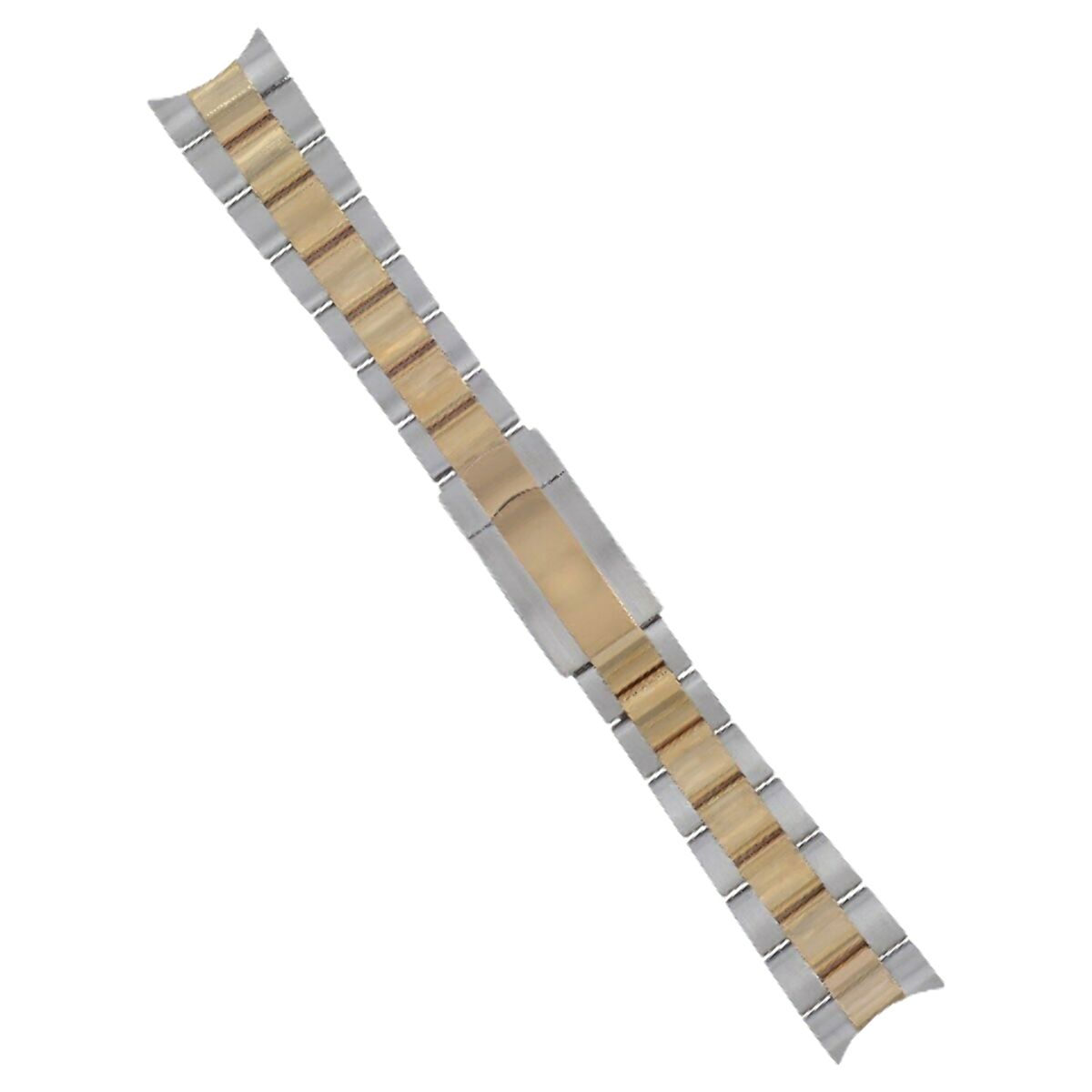 20MM 14K GOLD TWO TONE OYSTER WATCH BAND FOR ROLEX 16233 16014 SOLID END F/LOCK