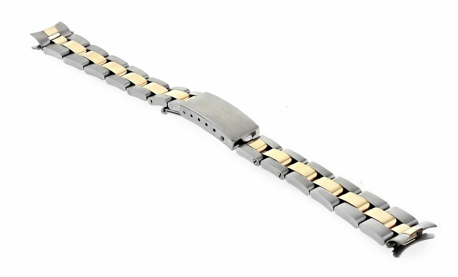 13MM 14K GOLD TWO TONE OYSTER WATCH BAND FOR 26MM ROLEX DATEJUST 6916 6917 69173