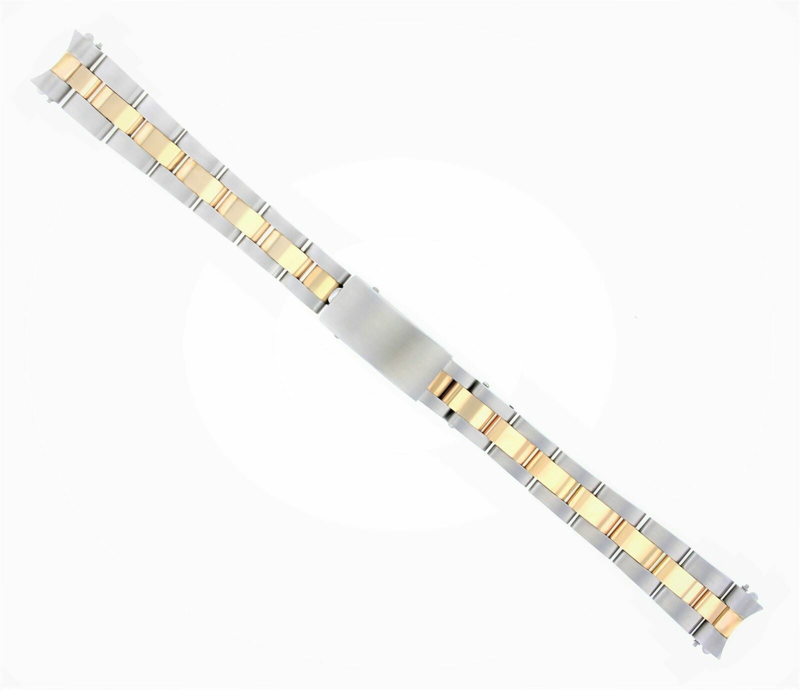 13MM 14K GOLD TWO TONE OYSTER WATCH BAND FOR 26MM ROLEX DATEJUST 6916 6917 69173
