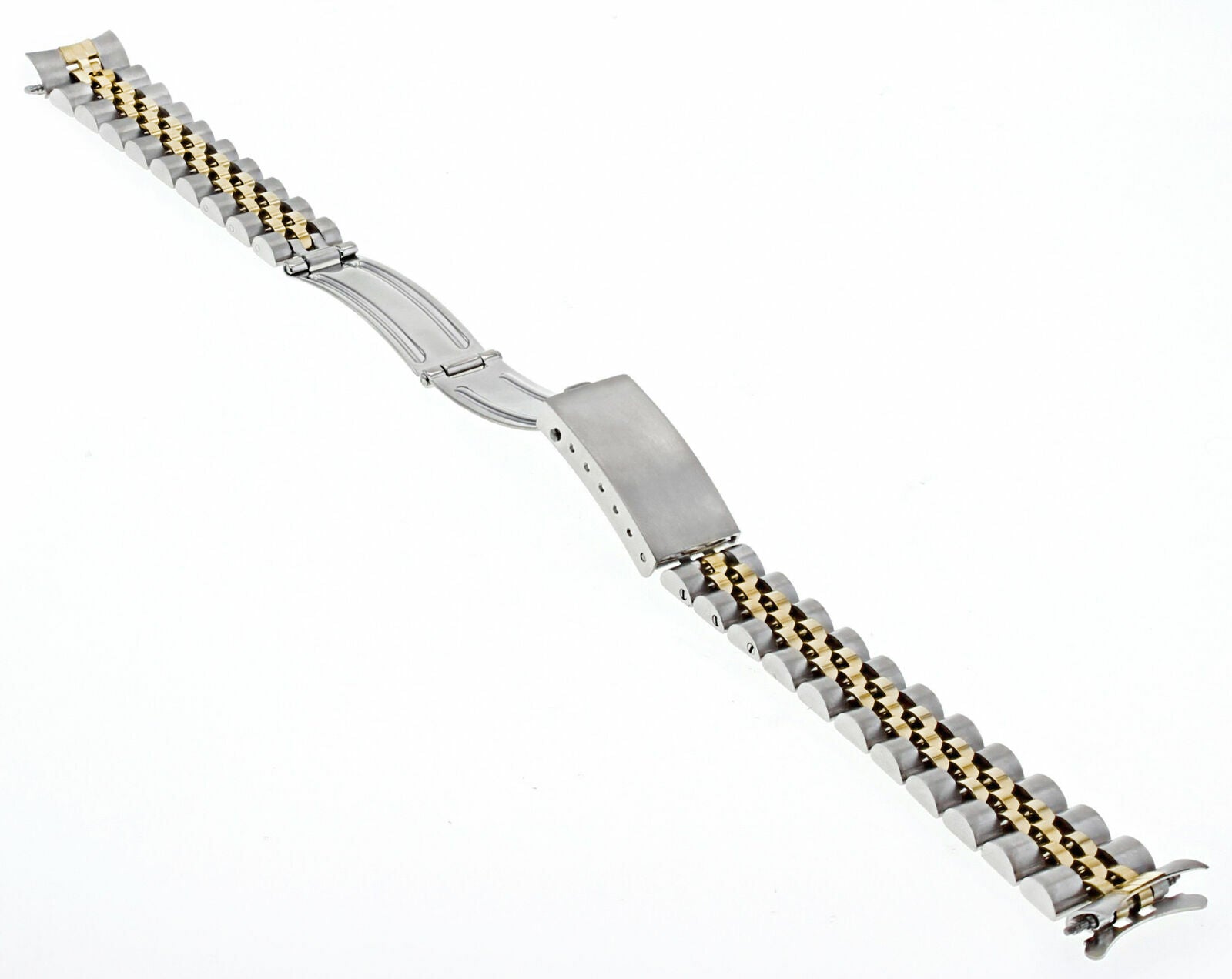 13MM 14K GOLD TWO TONE LADY JUBILEE WATCH BAND FOR 26MM ROLEX DATEJUST 6917 6517