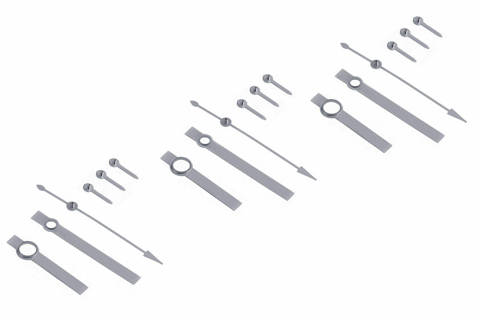 3 SET WATCH HAND FOR ROLEX DAYTONA 7750 79160,79170,79180,79260,79270 SILVER