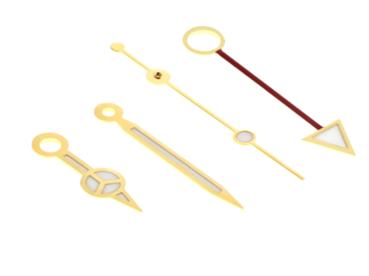 3 SETS WATCH HANDS FOR GMT MOVEMENT ETA 2834-2 2836-2 2892-2,2893-2,2892.A2 GOLD