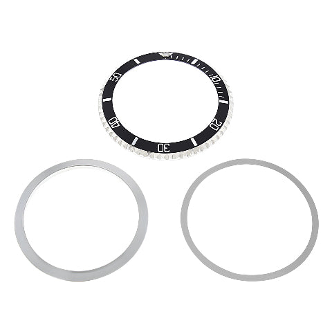 Bezel & Insert for Tudor Submariner Prince Oysterdate 79090 79190 Black