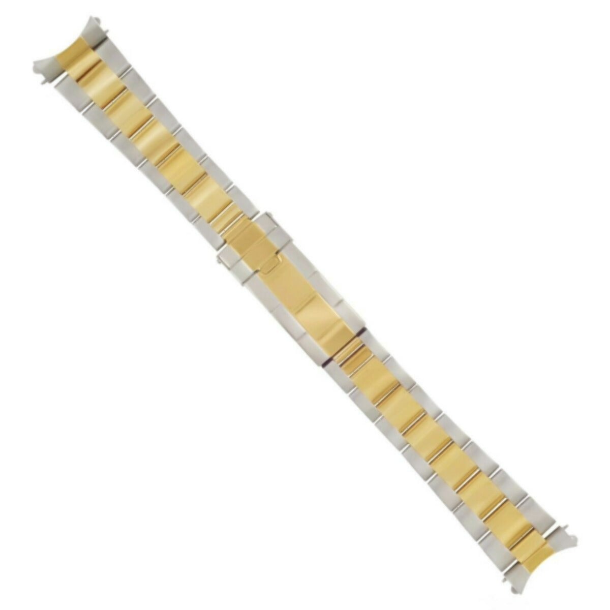 OYSTER WATCH BAND BRACELET SUBMARINER GOLD/STAINLESS STEEL FOR ROLEX 19MM D/C