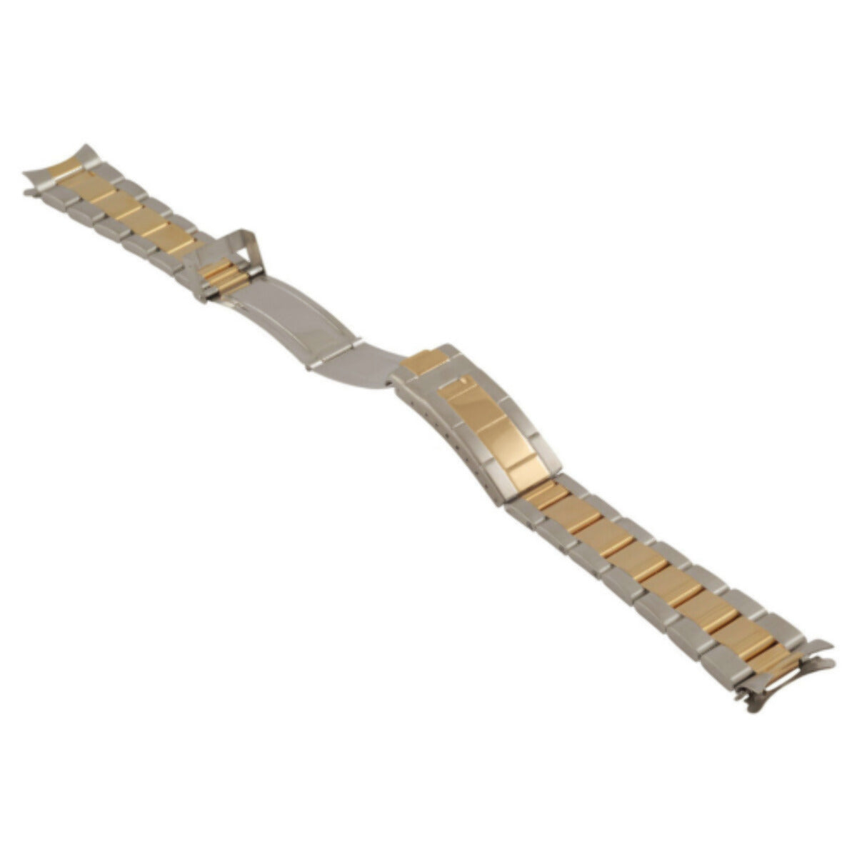 OYSTER WATCH BAND BRACELET SUBMARINER GOLD/STAINLESS STEEL FOR ROLEX 19MM D/C
