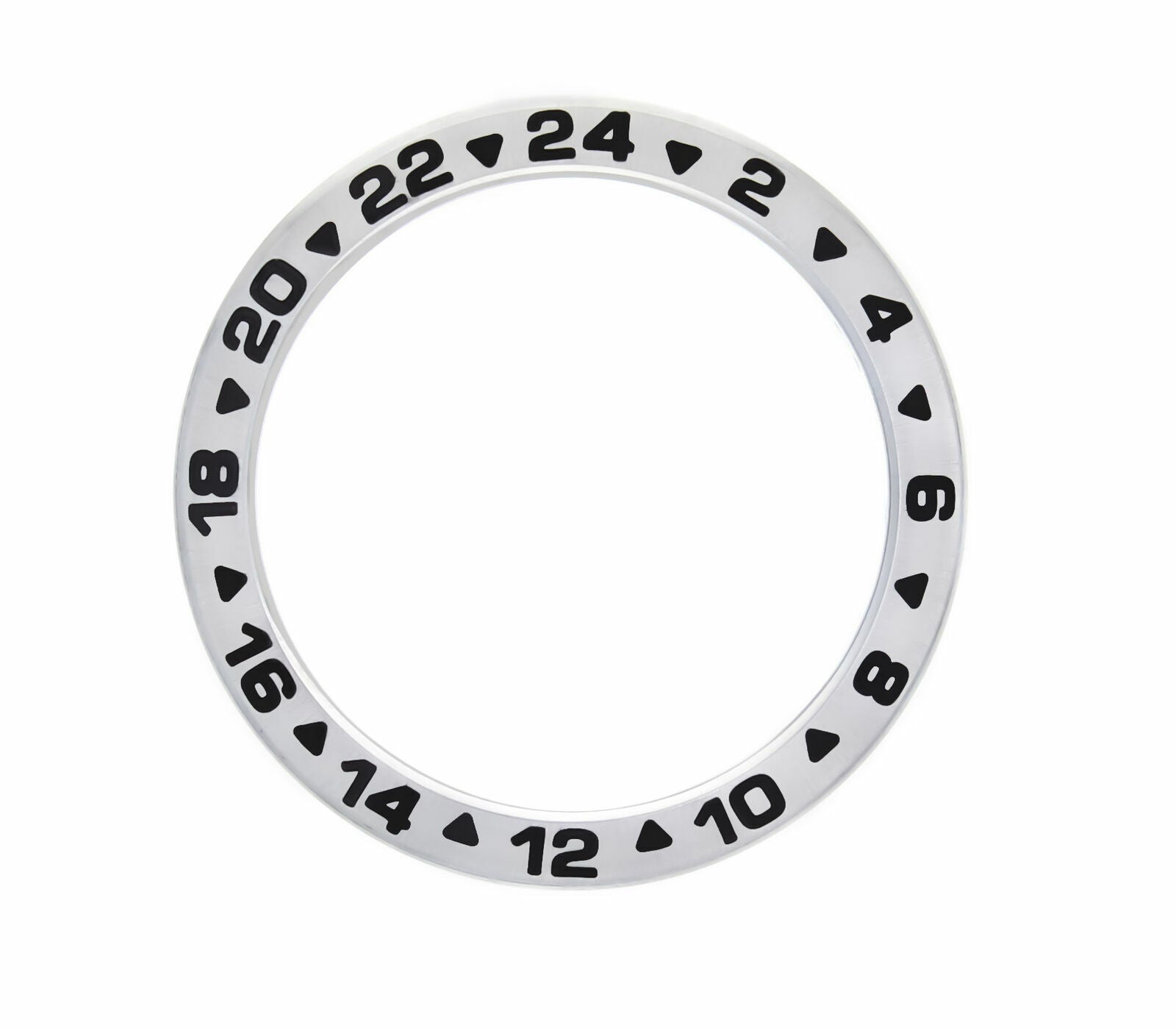 BEZEL INSERT FOR VINTAGE ROLEX EXPLORER II 16550 WATCH STAINLESS STEEL TOP QY