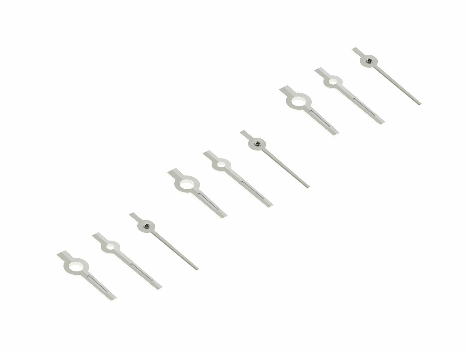 3 SET WATCH HAND FOR ROLEX LADY 2130/2135 67000,67180,67480, 69160,69173 SILVER