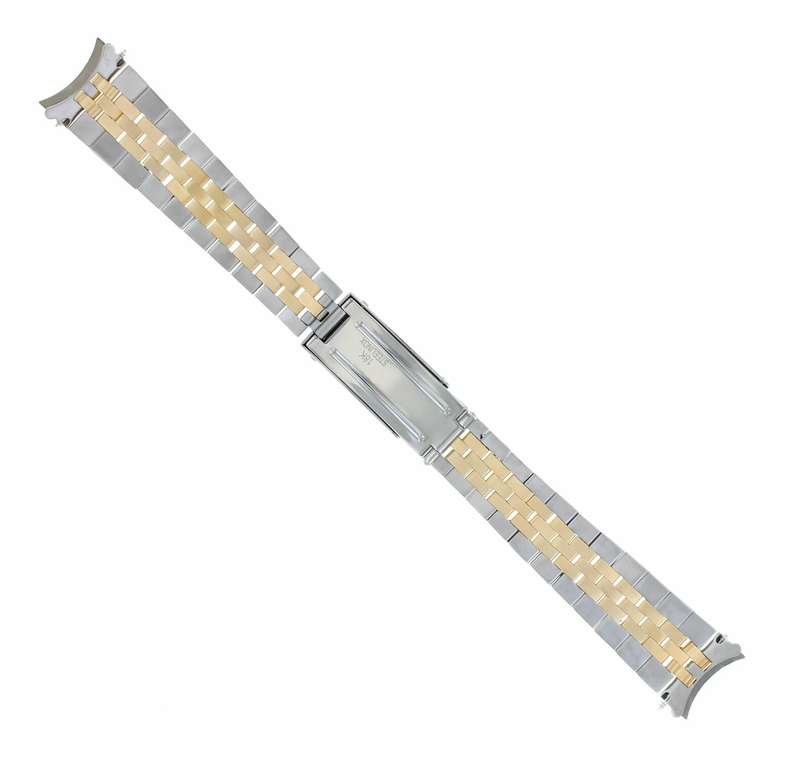 JUBILEE WATCH BAND FOR 31MM ROLEX MIDSIZE 67483 67480 67488 REAL GOLD 18K/S 17MM