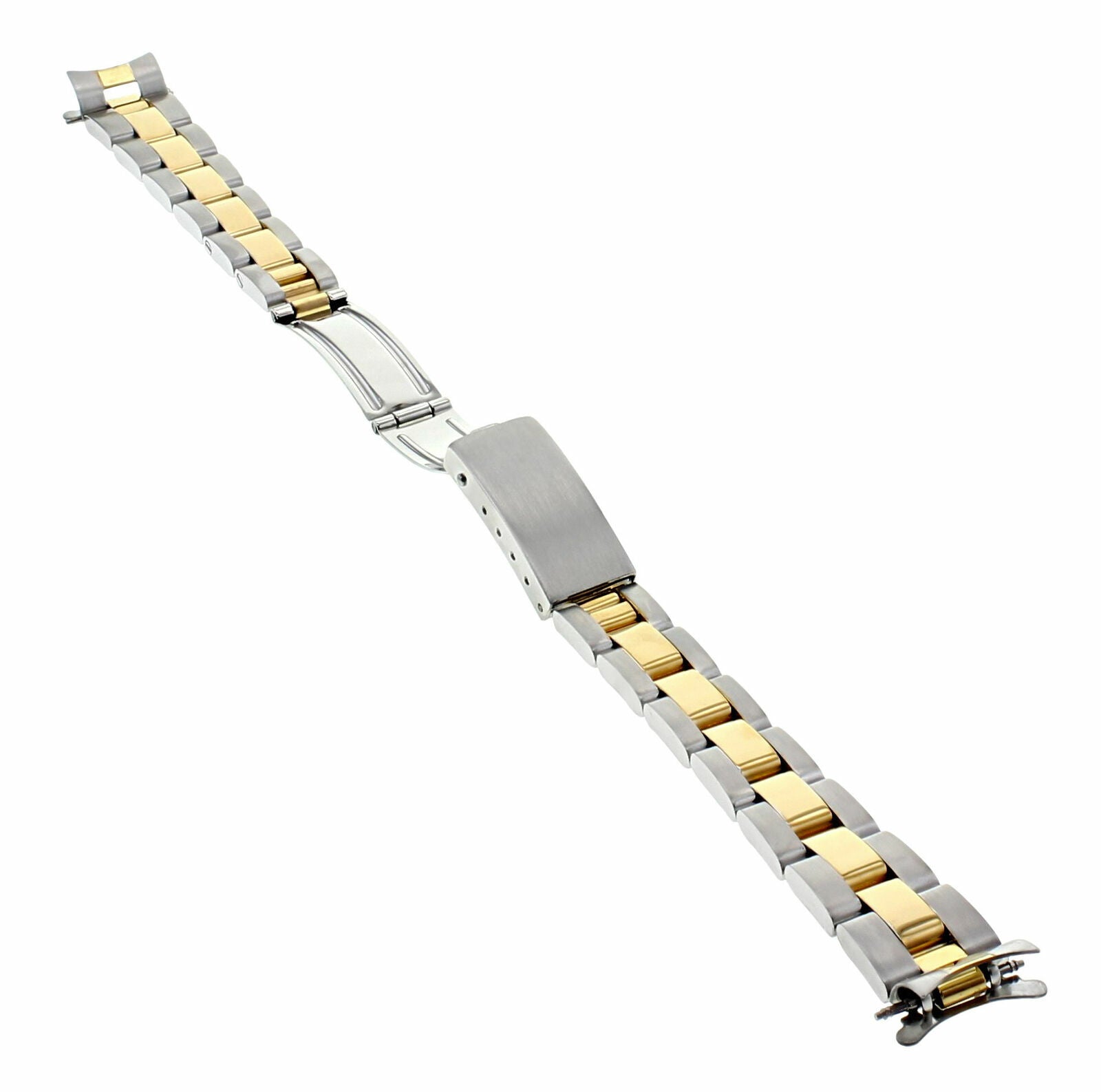 13MM OYSTER WATCH BAND FOR LADY 26MM ROLEX 6517 6916 6917 6919 GP/GOLD/SS HEAVY