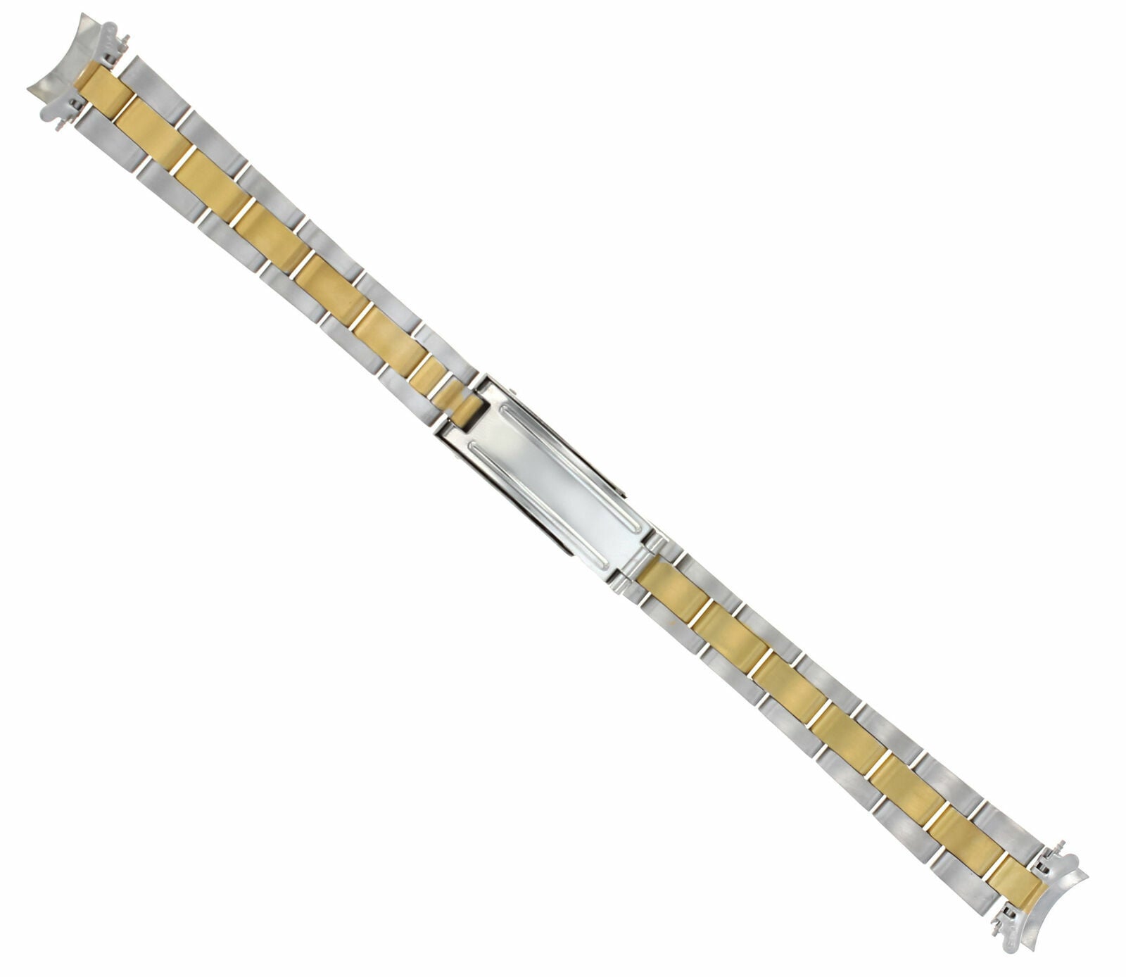 13MM OYSTER WATCH BAND FOR LADY 26MM ROLEX 6517 6916 6917 6919 GP/GOLD/SS HEAVY