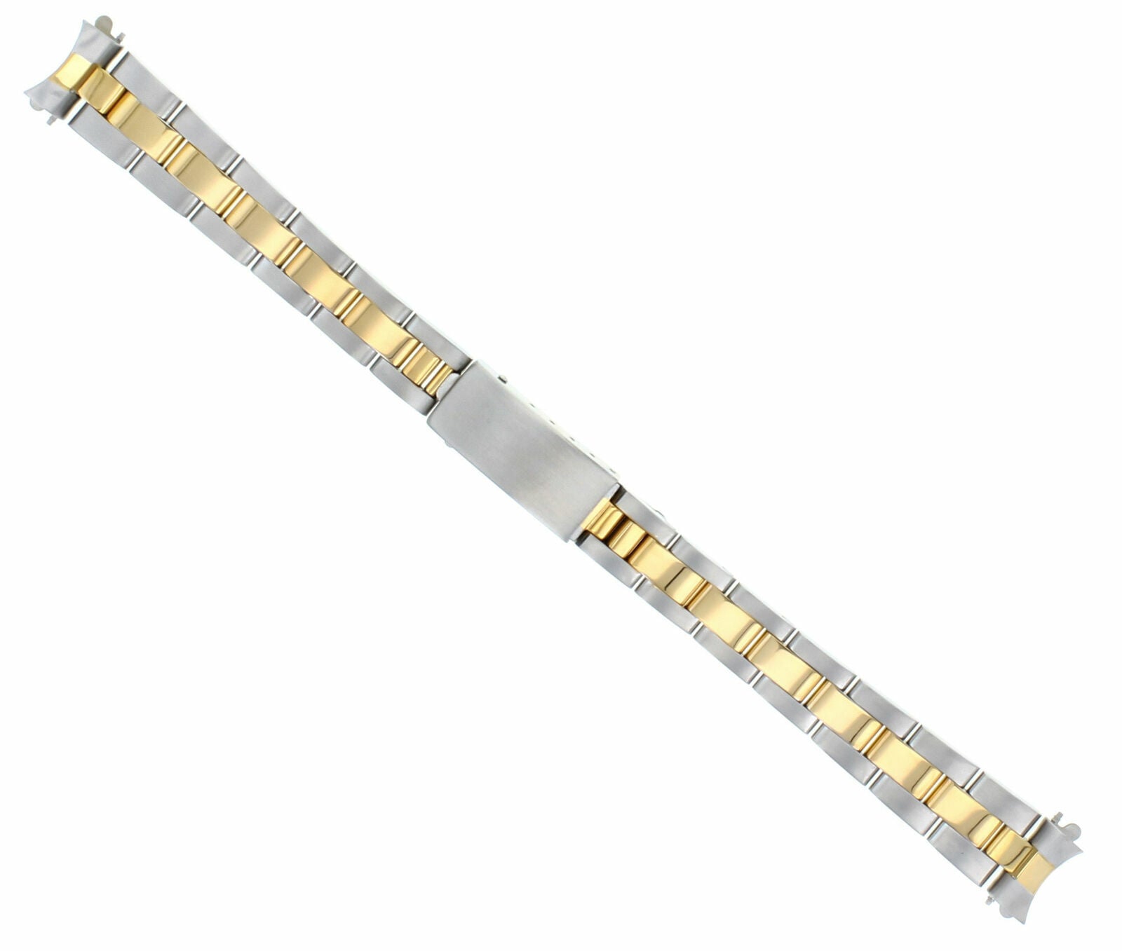 13MM OYSTER WATCH BAND FOR LADY 26MM ROLEX 6517 6916 6917 6919 GP/GOLD/SS HEAVY