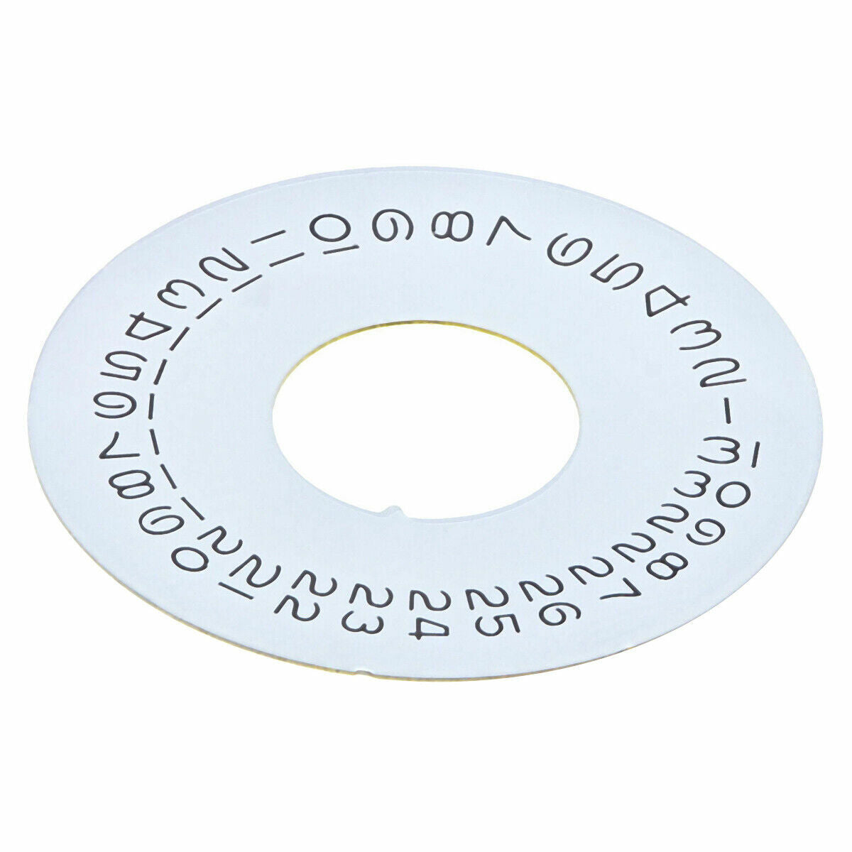 CALENDAR DATE DISC FOR ROLEX NQS PRESIDENT DAYDATE MOVEMENT 1030/1555/1556 WHITE