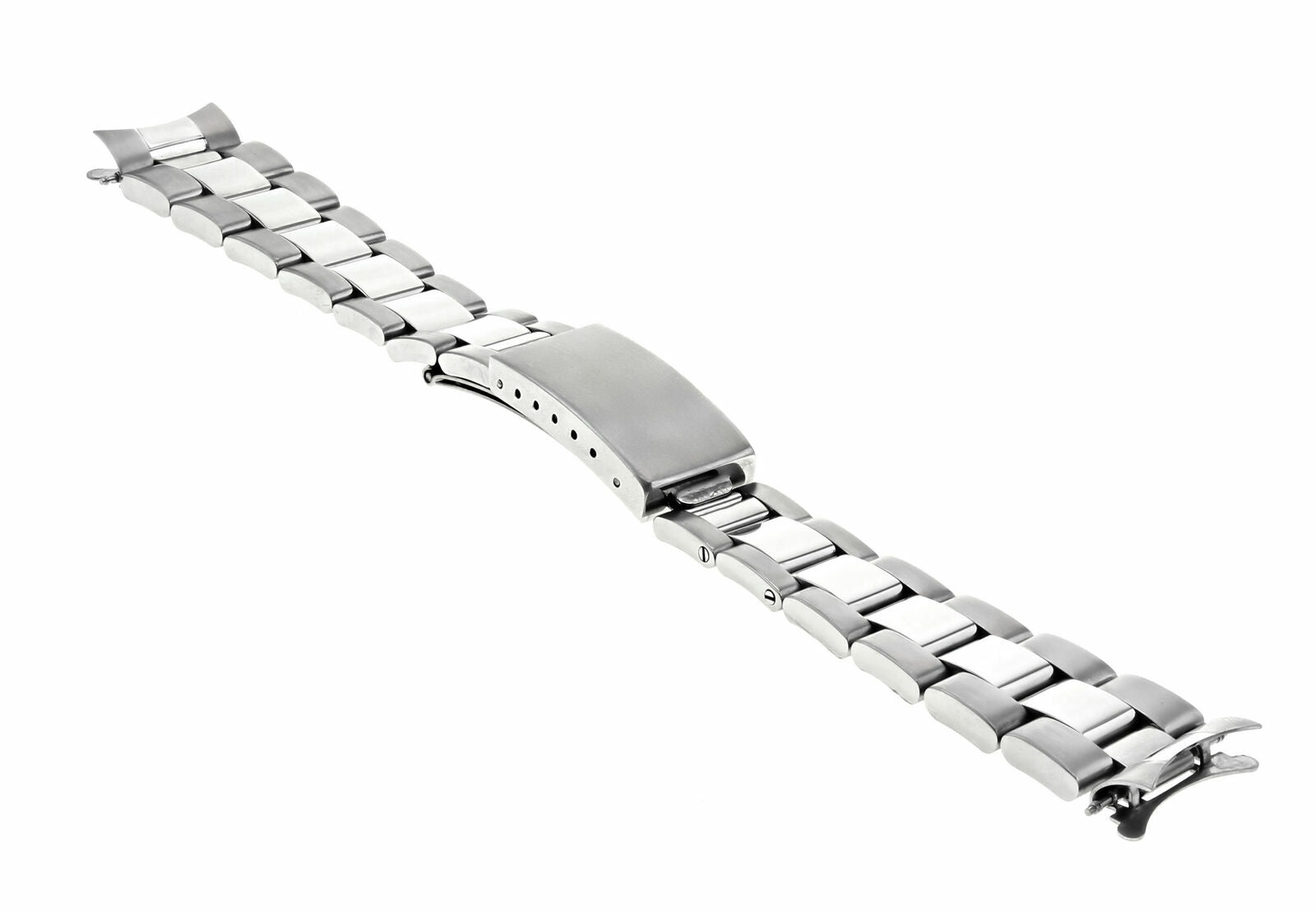 OYSTER WATCH BAND STAINLESS STEEL BRACELET FOR ROLEX SHINY/ MATTE 17MM MIDSIZE