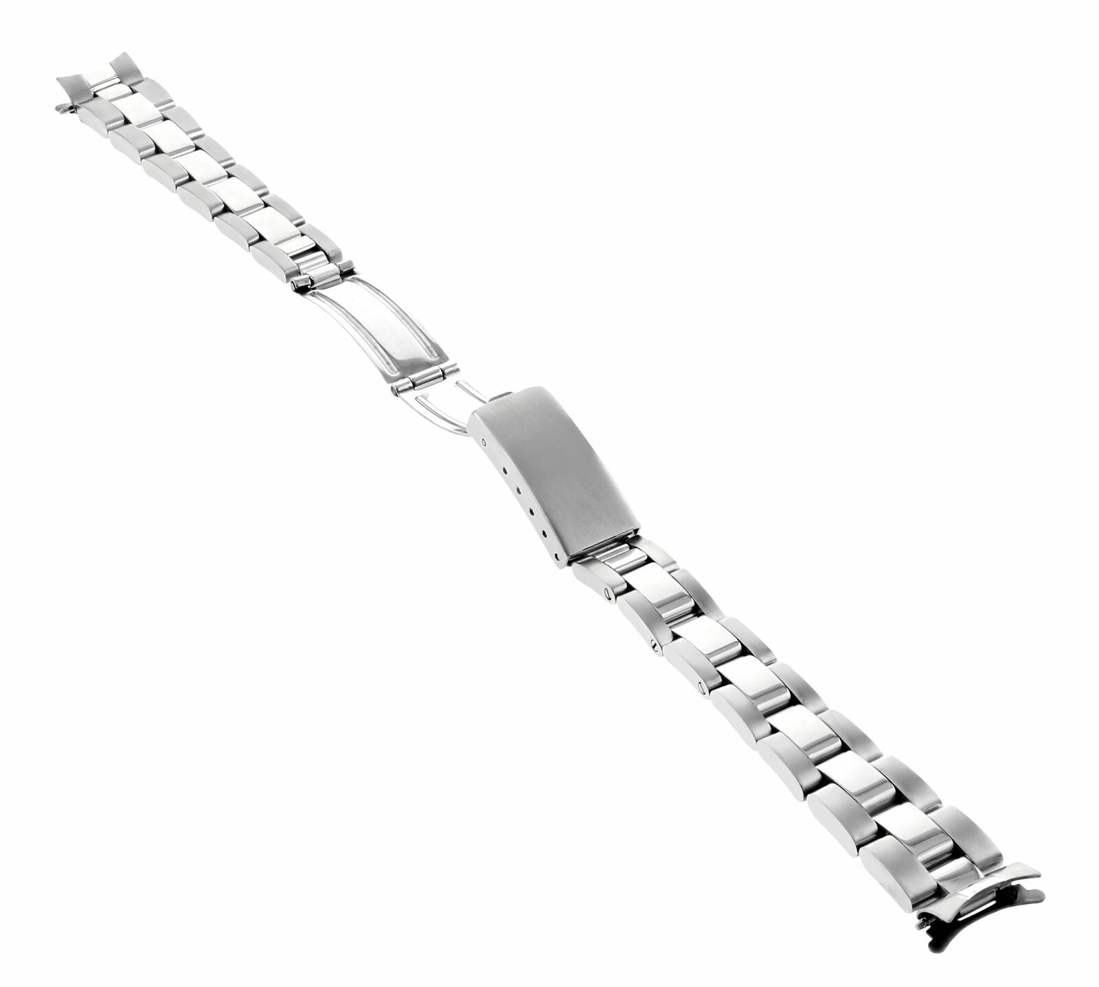 OYSTER WATCH BAND BRACELET SHINY/CENTER FOR 26MM ROLEX DATE DATEJUST LADY 13MM