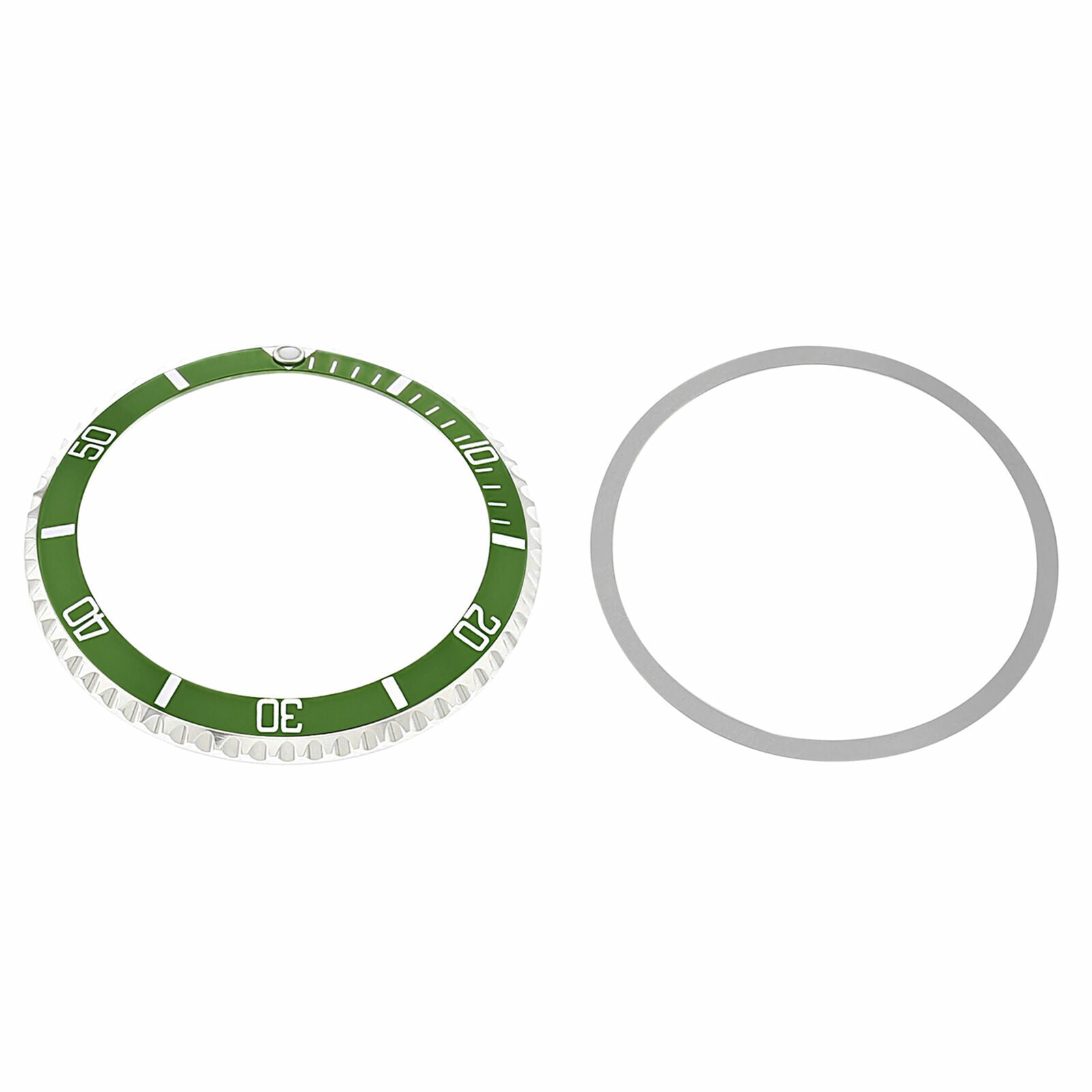 BEZEL + INSERT FOR TUDOR SUBMARINER WATCH 76100, 94010 INSTALLED AUTOMATIC GREEN