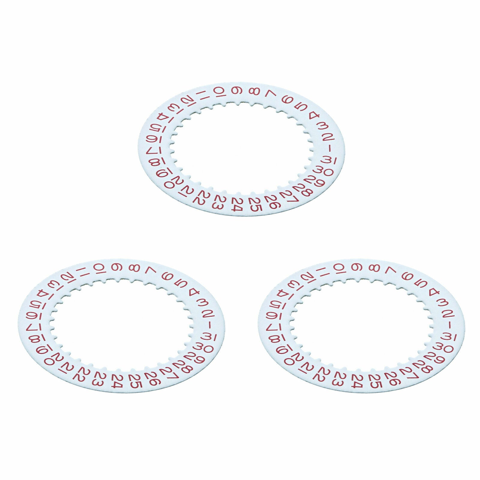 3 DATE DISC FOR ROLEX TURN-O-GRAPH 3135/3155 16263 16264 116261 116264 WHITE RED