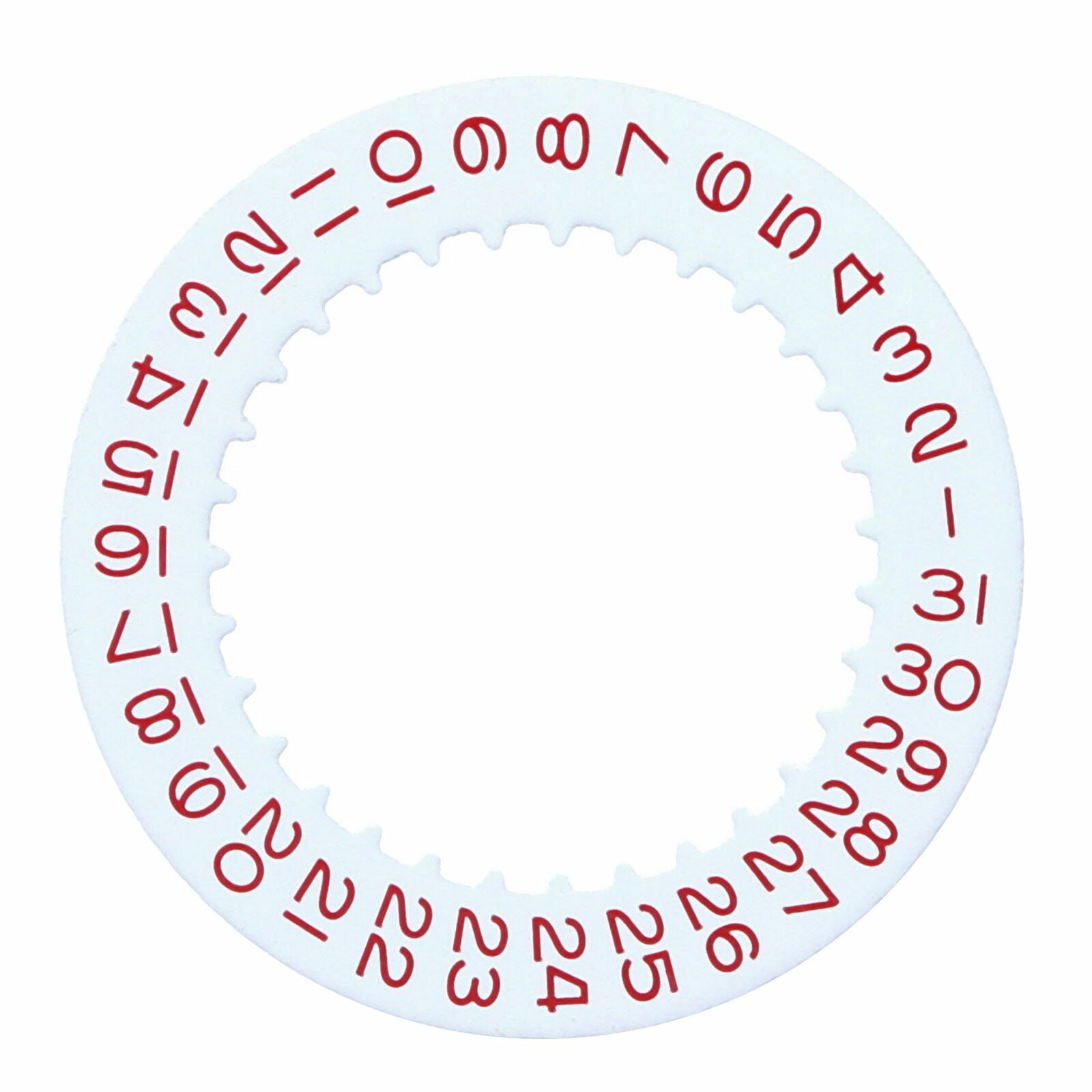 3 DATE DISC FOR ROLEX TURN-O-GRAPH 3135/3155 16263 16264 116261 116264 WHITE RED