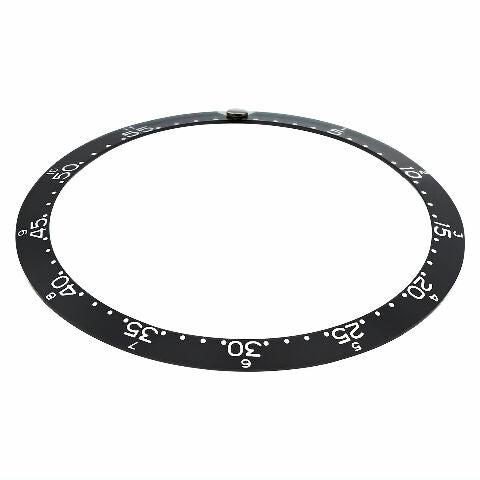 REPLACEMENT BEZEL INSERT BLACK WITH PEARL FOR WATCH 39MM X 33.10MM