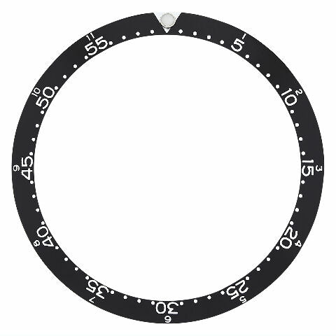 REPLACEMENT BEZEL INSERT BLACK WITH PEARL FOR WATCH 39MM X 33.10MM