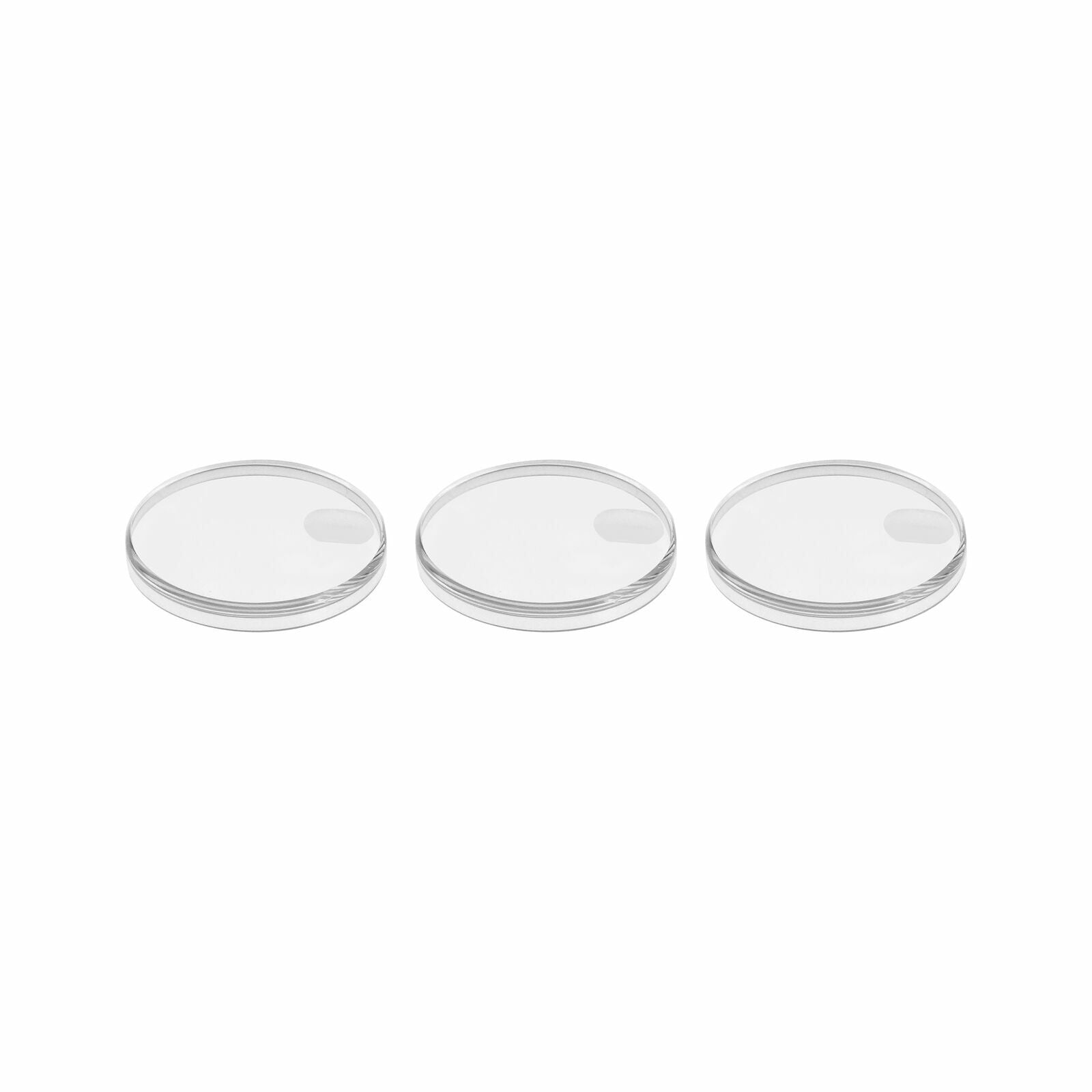 3 PLASTIC PLEXI WATCH CRYSTAL FOR 31MM ROLEX DATEJUST MIDSIZE 25-104 DATE 6466