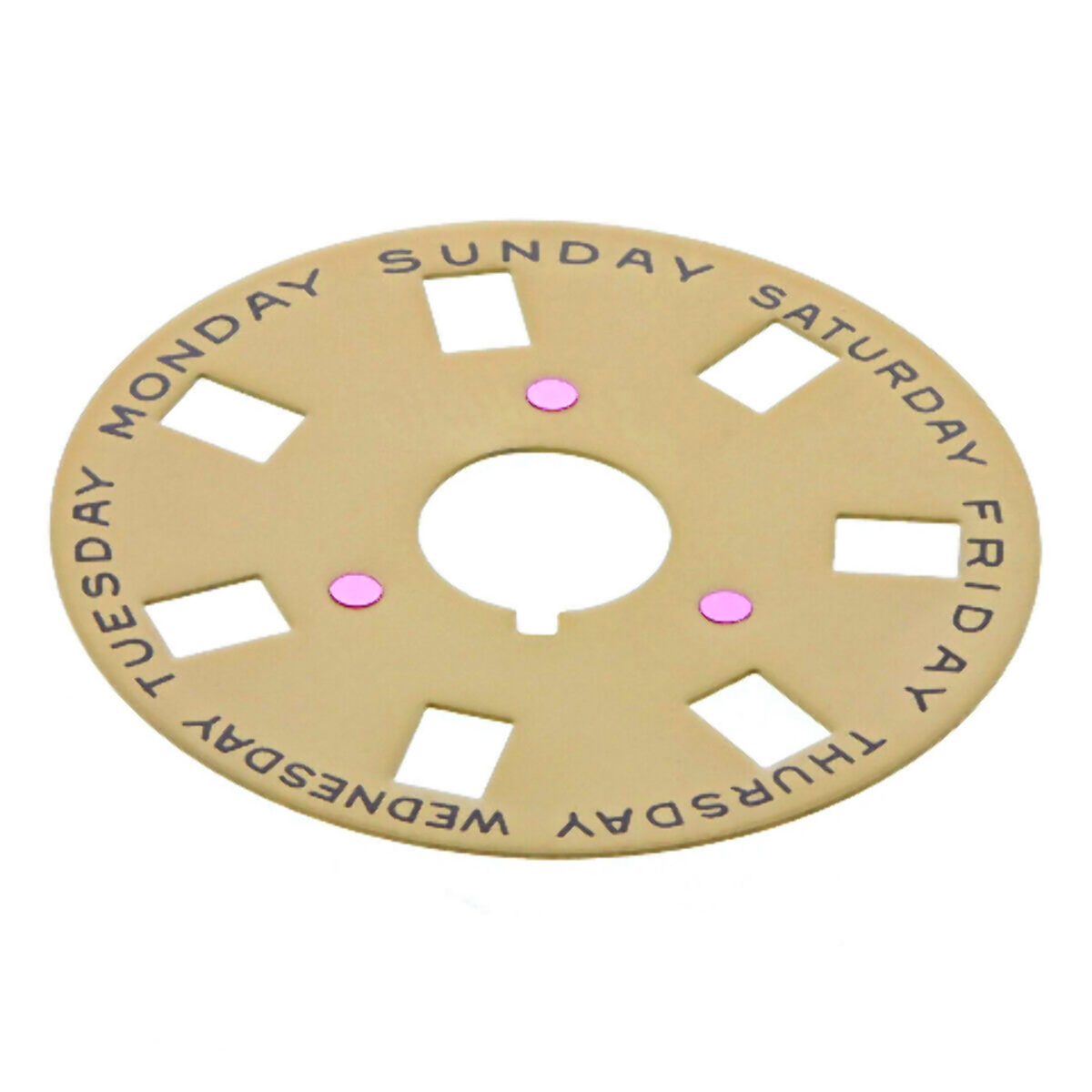 DAY DISC FOR ROLEX PRESIDENT DAYDATE MOVEMENT 1030/1556 1801 1802 1803 CHAMPAGNE