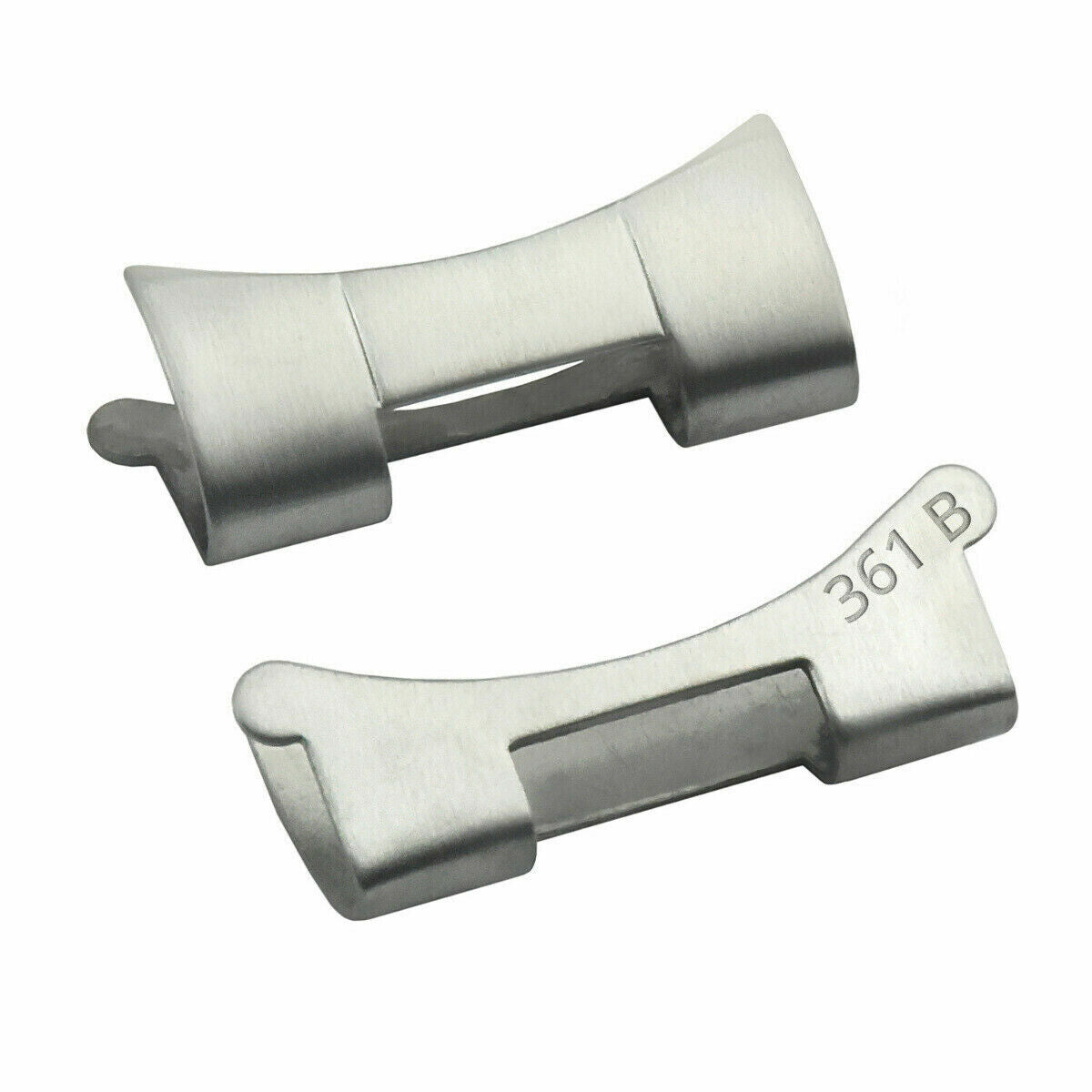 2PCS 361 B END PIECE LINK FOR ROLEX OYSTER 20MM WATCH BAND STAINLESS STEEL