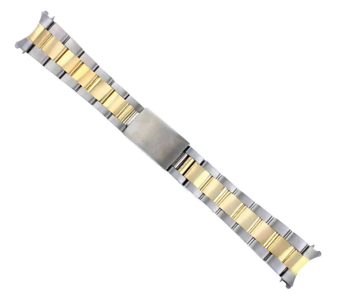 20MM TWO TONE REAL GOLD OYSTER WATCH BAND STRAP FOR ROLEX 16013, 16203, 16233