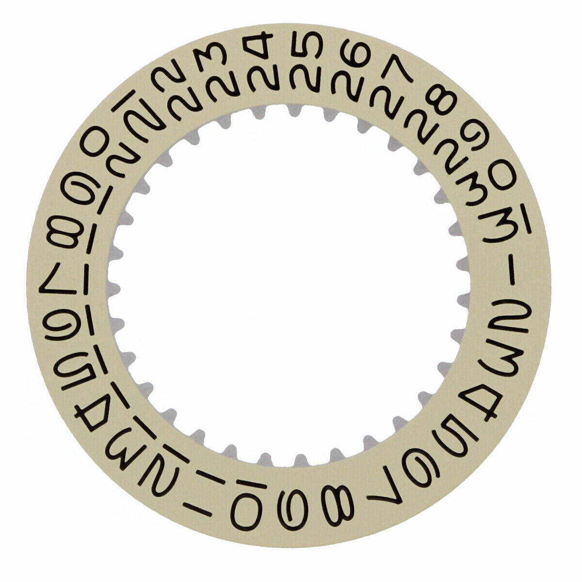 CALENDAR DATE DISC FOR ROLEX WATCH DATE DATEJUST 1601 1603 1611 1500 CHAMPAGNE