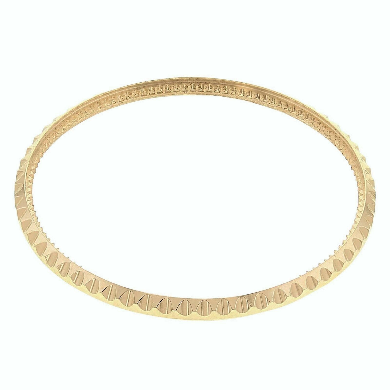 BEZEL & INSERT FOR ROLEX GMT 18KY GOLD 16700 16710 16718 16760 16713 BLACK/RED