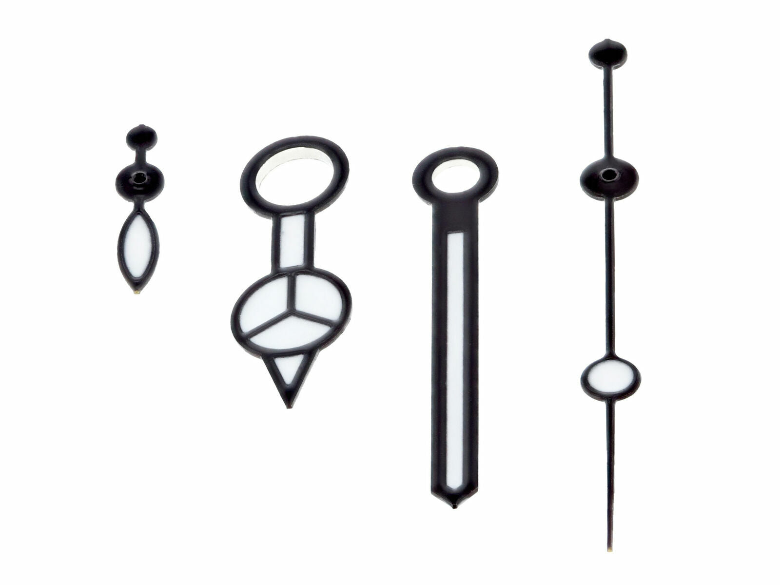 WATCH HAND FOR PANERAI MARINA WATCH MOVEMENT ETA VALJOUX 7750-7753 MERCEDE BLACK