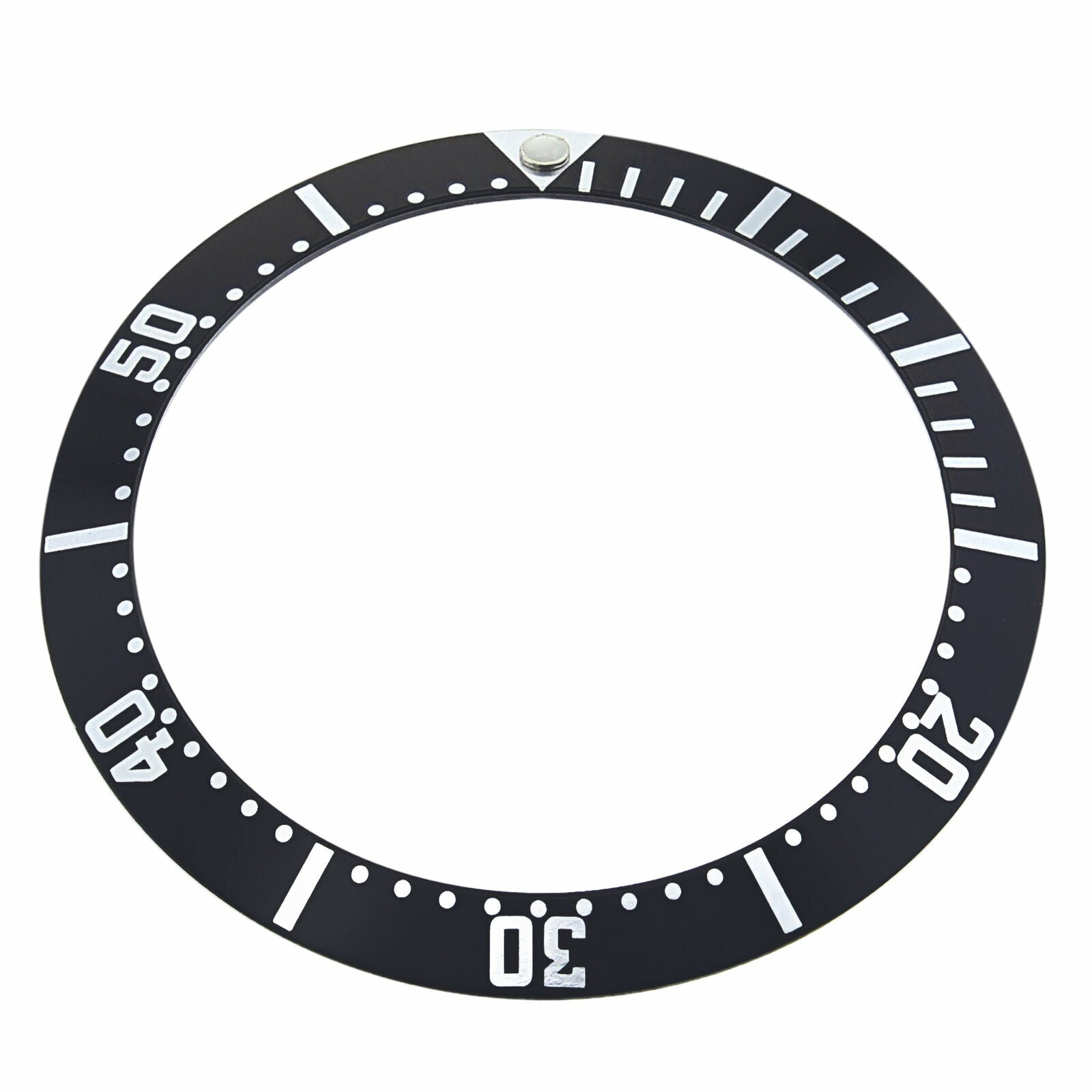 BEZEL INSERT FOR OMEGA SEAMASTER WATCH MIDSIZE JAMES BOND BLACK SWISS QUALITY