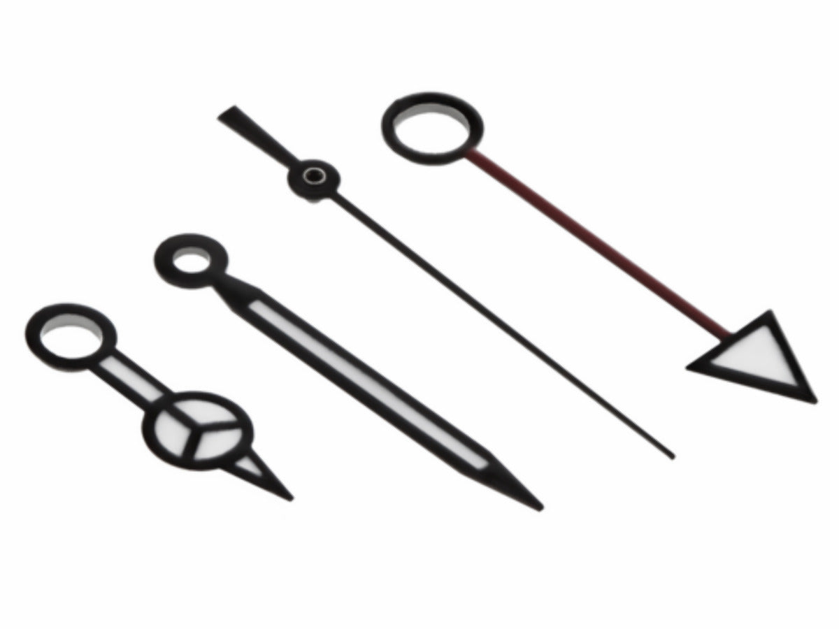 WATCH HAND FOR GMT WATCH MERCEDE MOVEMENT ETA 2824,2836-2,2893-2,2892.A2 BLACK