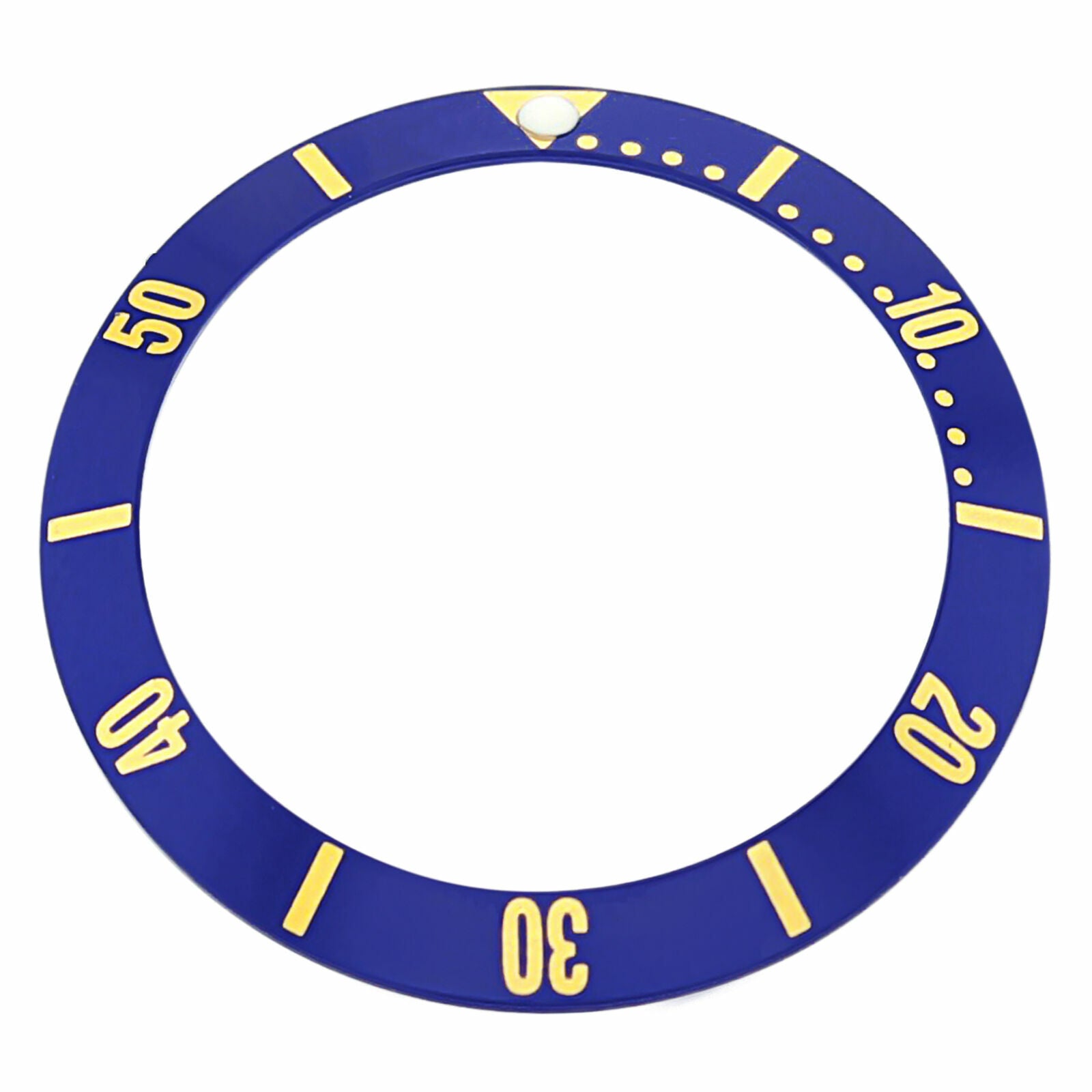 BEZEL INSERT FOR LADY TAG HEUER 1500 WD 1413-1423-DO WATCH BLUE GOLD FONTS