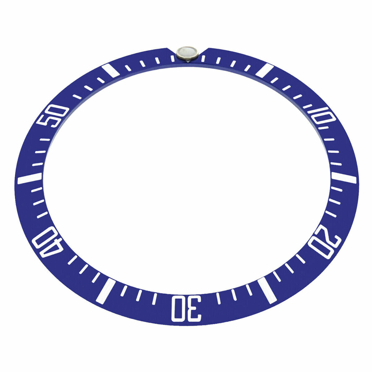 BEZEL INSERT ALUMINUM FOR VINTAGE ROLEX SUBMARINER MILITARY 5517 BLUE