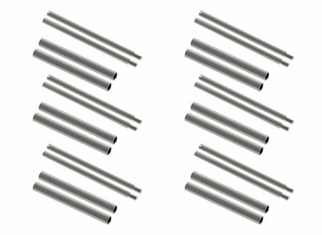 20 + 20 SCREW +TUBES FOR FIT 40MM PANERAI WATCH 22MM LEATHER/RUBBER BAND STRAP