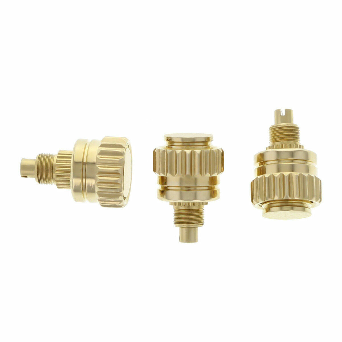 3 PCS DAYTONA WATCH CROWN PUSHER FOR ROLEX DAYTONA 16518 16519 16520 16523 GOLD