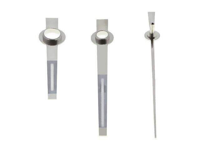 WATCH HANDS FOR ROLEX DATE MOVEMENT 1500 1501 1530 1560 1565 1570 1575 SILVER