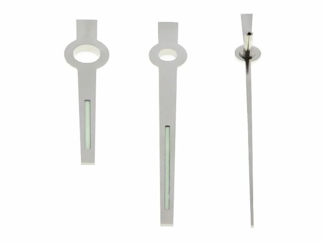 WATCH HANDS FOR ROLEX DATE MOVEMENT 1500 1501 1530 1560 1565 1570 1575 SILVER