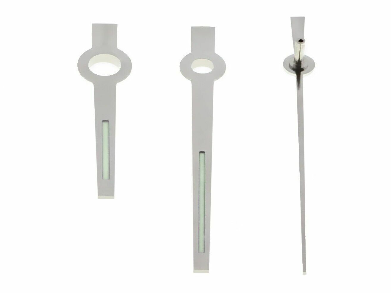 WATCH HANDS FOR ROLEX DATE MOVEMENT 1500 1501 1530 1560 1565 1570 1575 SILVER