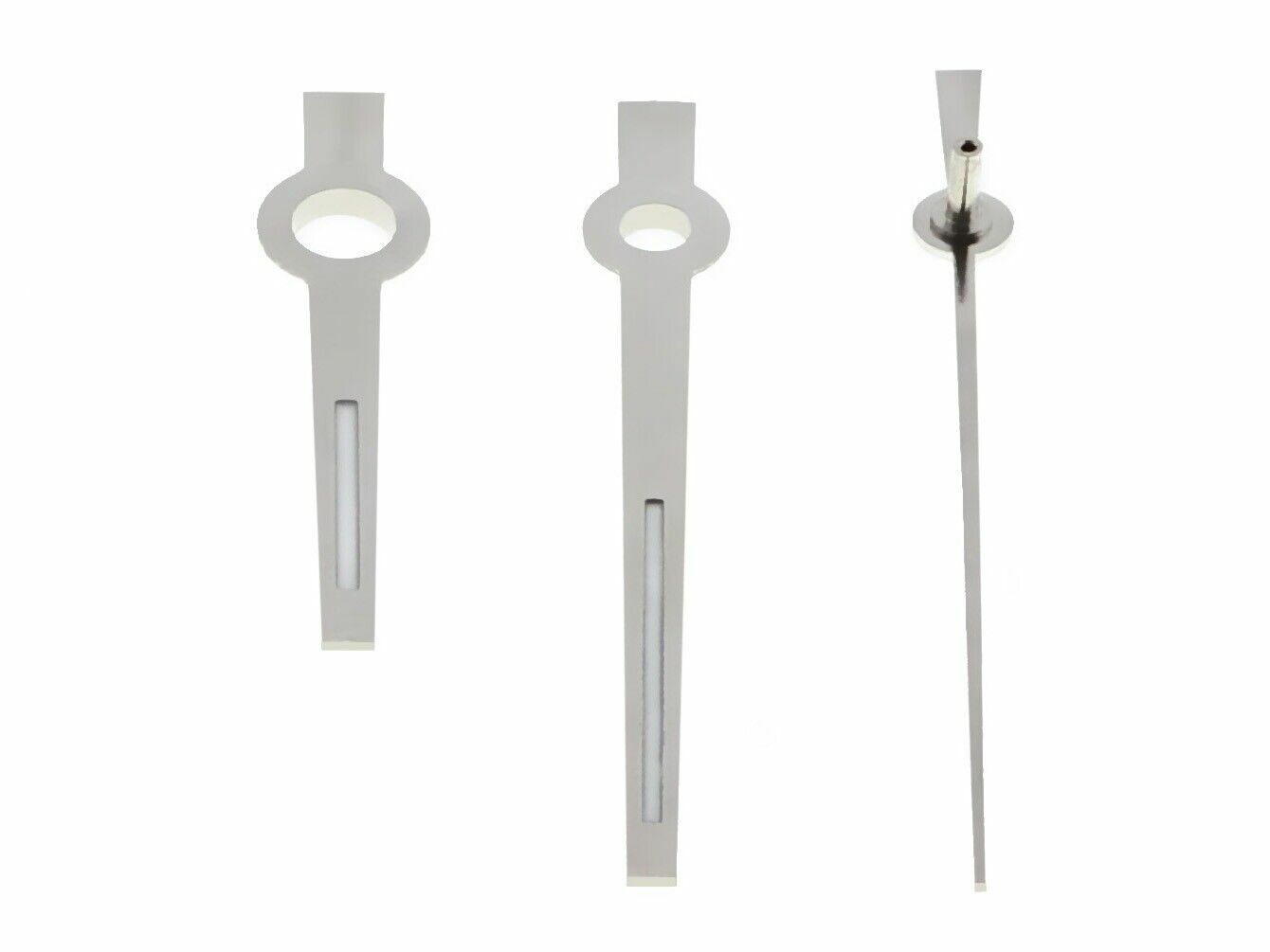 WATCH HANDS FOR ROLEX DATE MOVEMENT 1500 1501 1530 1560 1565 1570 1575 SILVER