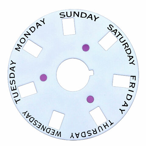 DAY DISC FOR ROLEX PRESIDENT 18038 18039 18046 18048 18049 MOVEMENT 3055 WHITE