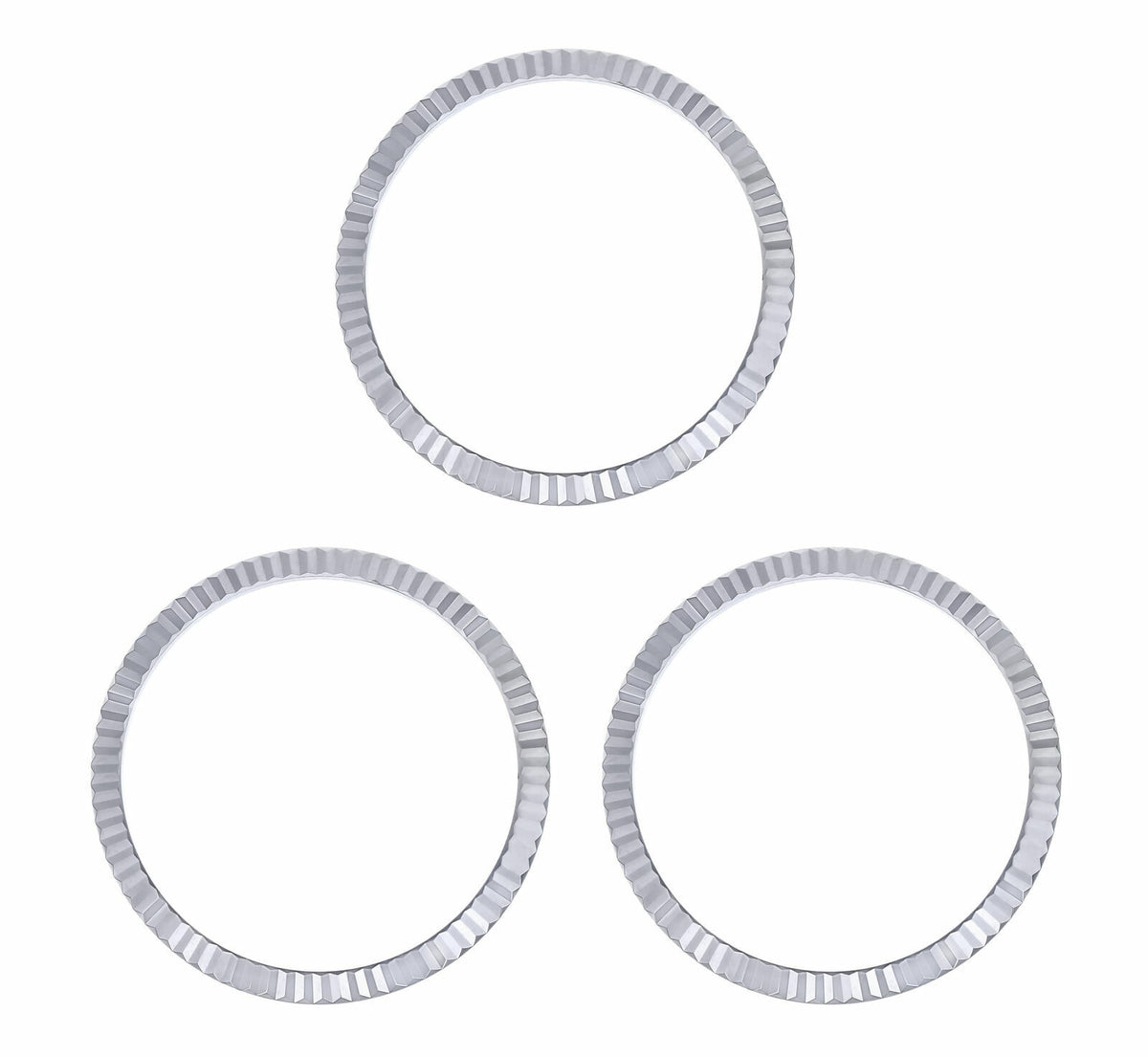 3 Fluted Bezel for 34MM Rolex Date Airking 1500 5500 Stainless Steel Top Quality
