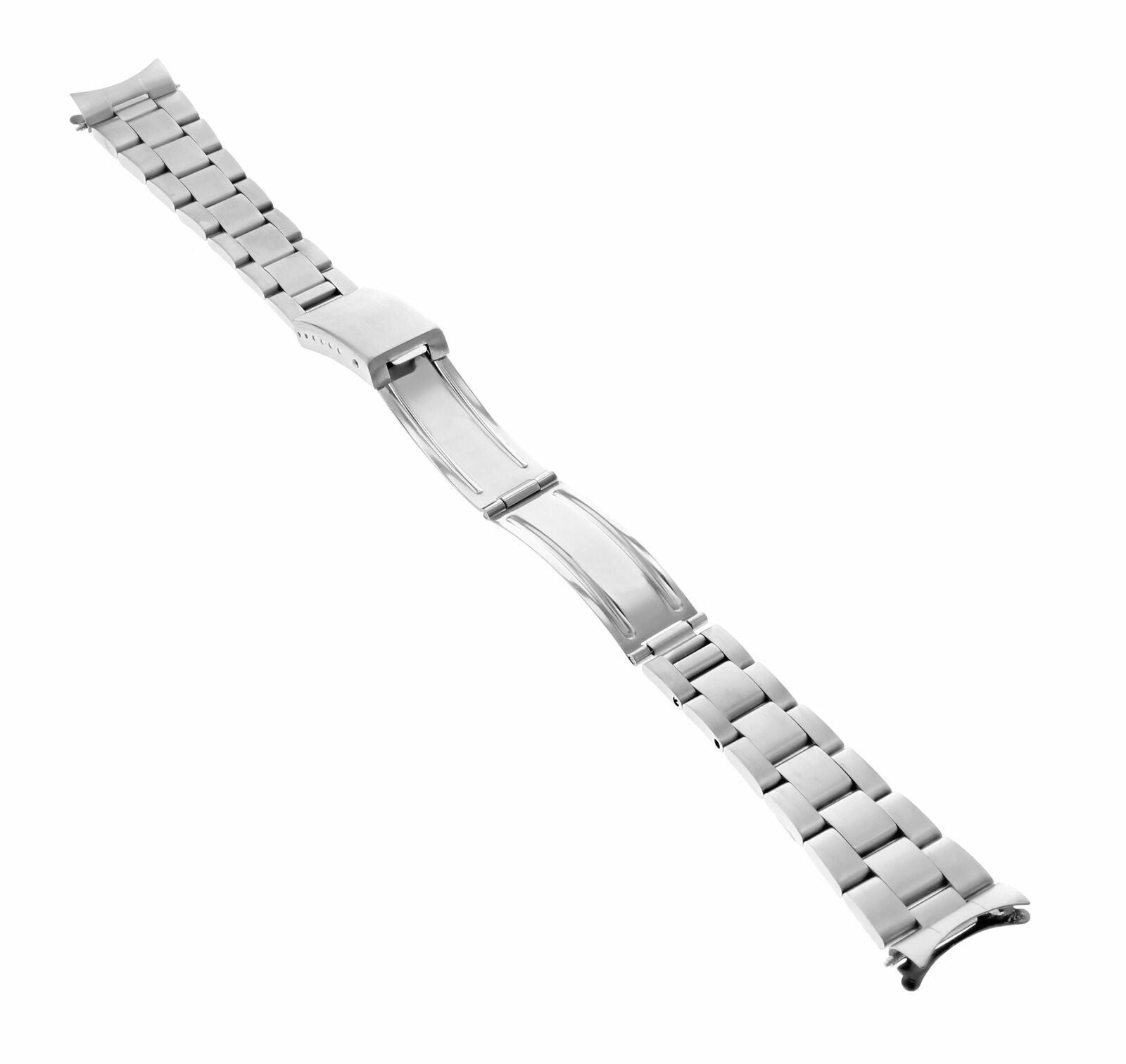 19MM OYSTER WATCH BRACELET BAND FOR VINTAGE ROLEX AIR KING 5500 STAINLESS STEEL